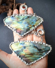 Load image into Gallery viewer, Labradorite ear weights