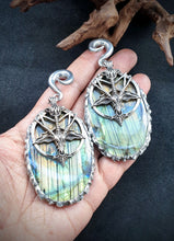 Load image into Gallery viewer, Labradorite ear weights